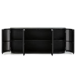 Arvena 1.73m Sideboard Unit - Black Stain Buffet & Sideboard Cube Home-Core