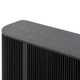 Arvena 1.73m Sideboard Unit - Black Stain Buffet & Sideboard Cube Home-Core