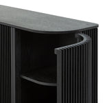 Arvena 1.73m Sideboard Unit - Black Stain Buffet & Sideboard Cube Home-Core