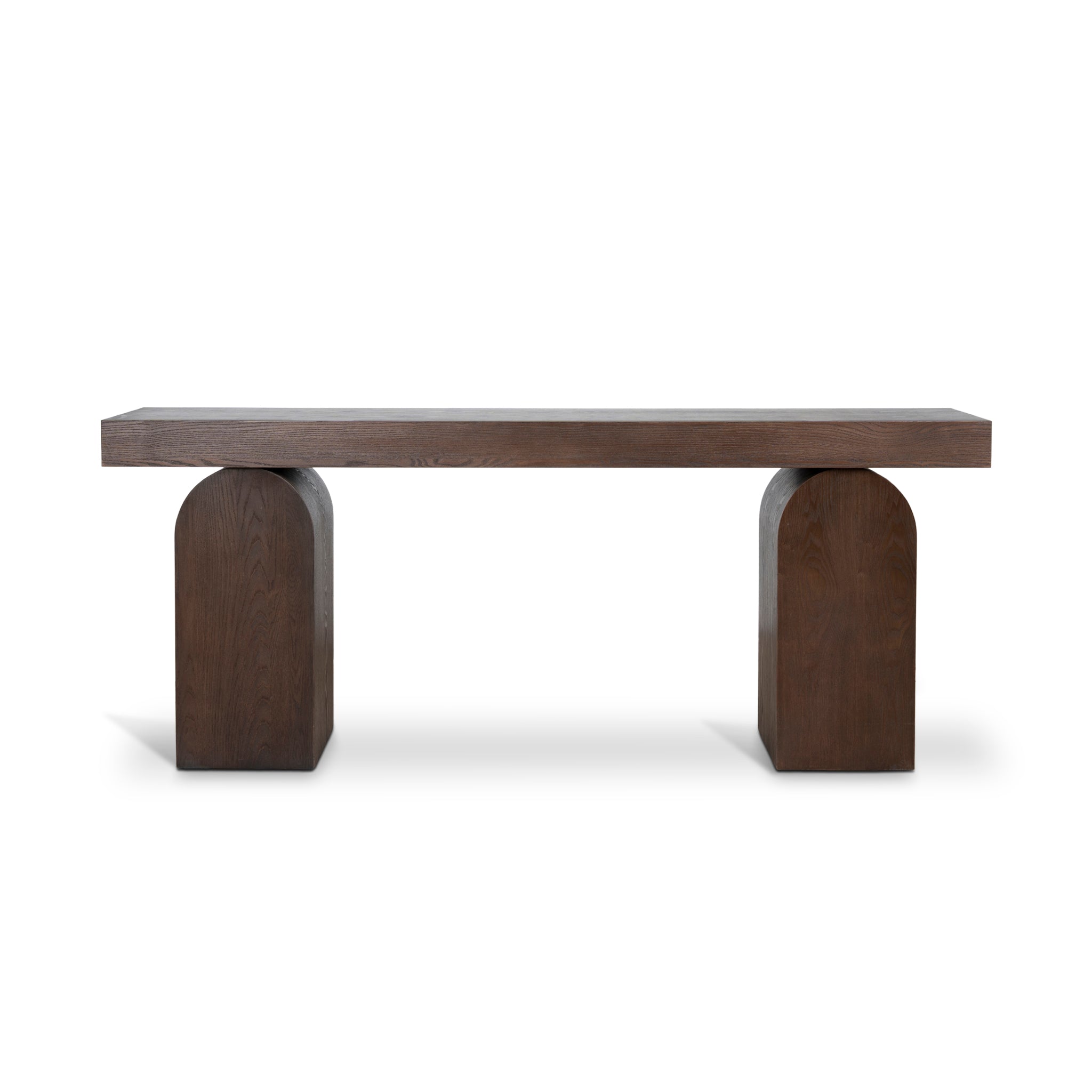 Junon 1.9m New Elm Console Table - Walnut Console Table Nicki-Core