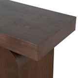 Junon 1.9m New Elm Console Table - Walnut Console Table Nicki-Core