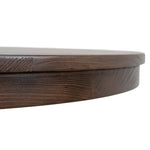 Orlun 1.2m Round Elm Dining Table - Walnut Dining Table Nicki-Core