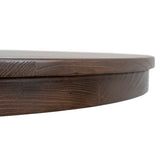 Orlun 1.2m Round Elm Dining Table - Walnut Dining Table Nicki-Core