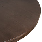 Orlun 1.2m Round Elm Dining Table - Walnut Dining Table Nicki-Core