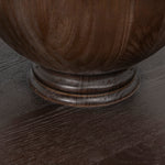 Orlun 1.2m Round Elm Dining Table - Walnut Dining Table Nicki-Core