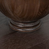 Orlun 1.2m Round Elm Dining Table - Walnut Dining Table Nicki-Core