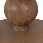 Ex Display - Orlun 1.2m Round Elm Dining Table - Natural Dining Table Nicki-Core