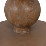 Ex Display - Orlun 1.2m Round Elm Dining Table - Natural Dining Table Nicki-Core