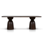Ex Display - Tavolo 2.2m Elm Dining Table - Walnut Dining Table Nicki-Core