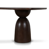 Ex Display - Tavolo 2.2m Elm Dining Table - Walnut Dining Table Nicki-Core