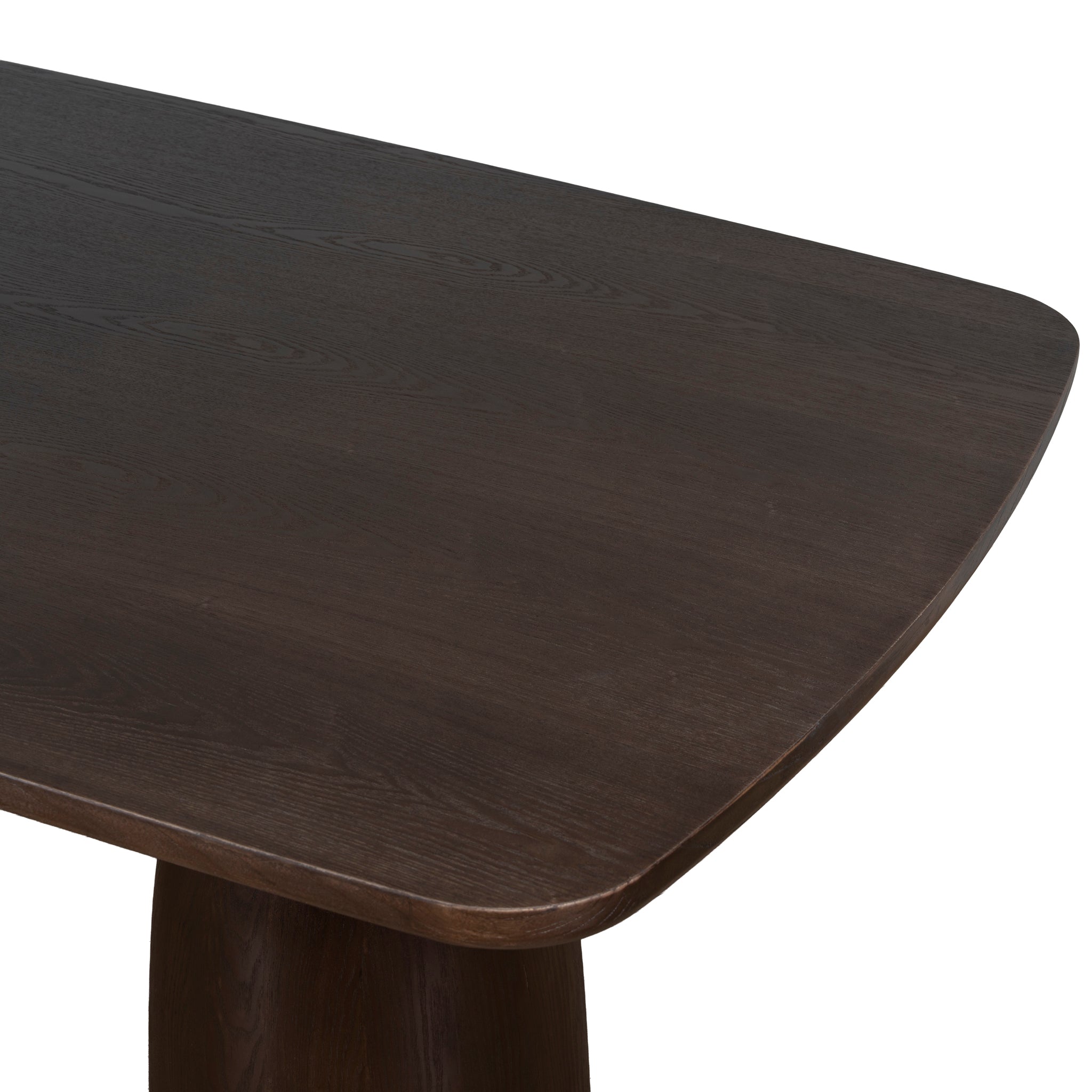 Ex Display - Tavolo 2.2m Elm Dining Table - Walnut Dining Table Nicki-Core