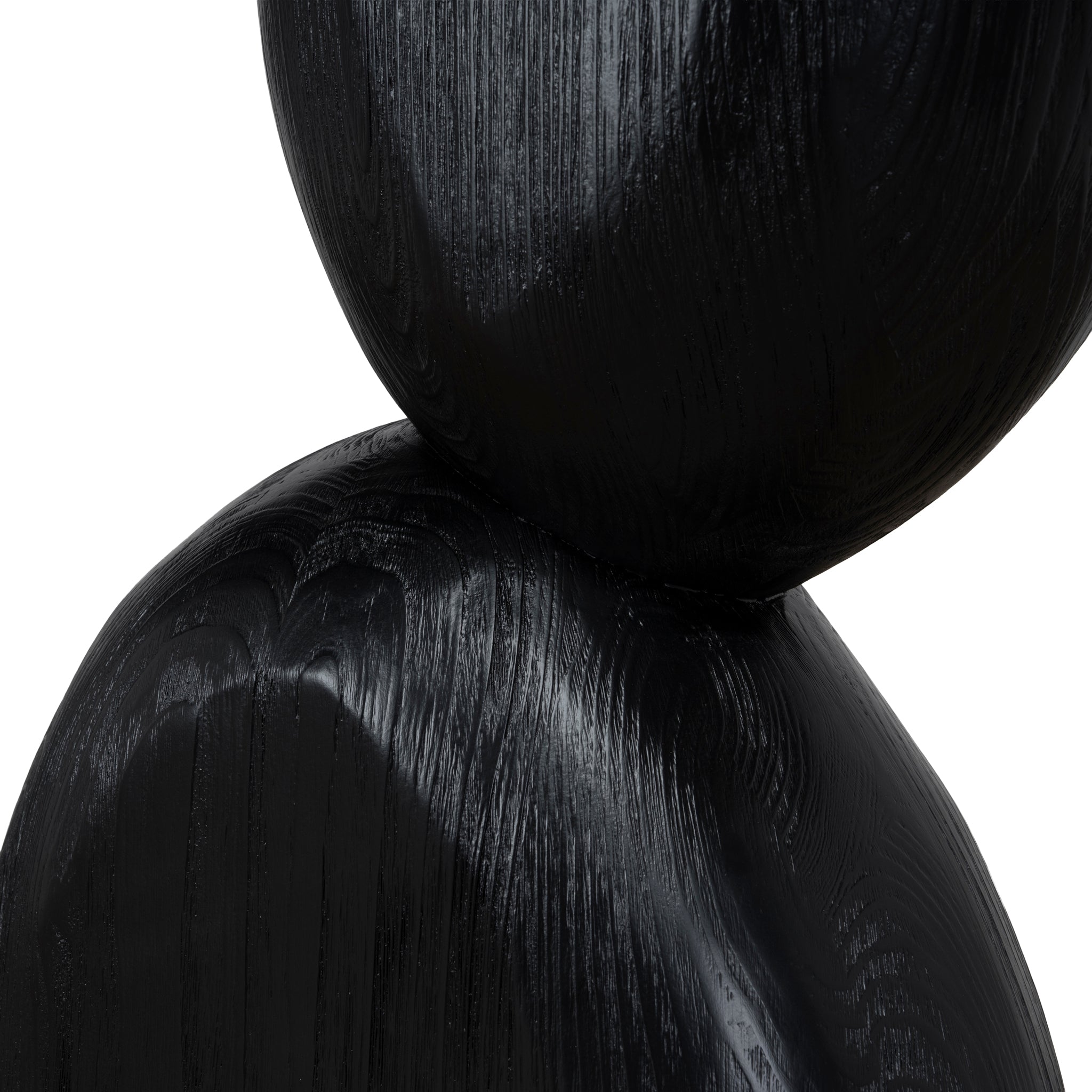 Morani 1.6m Elm Console Table - Full Black Console Table Nicki-Core