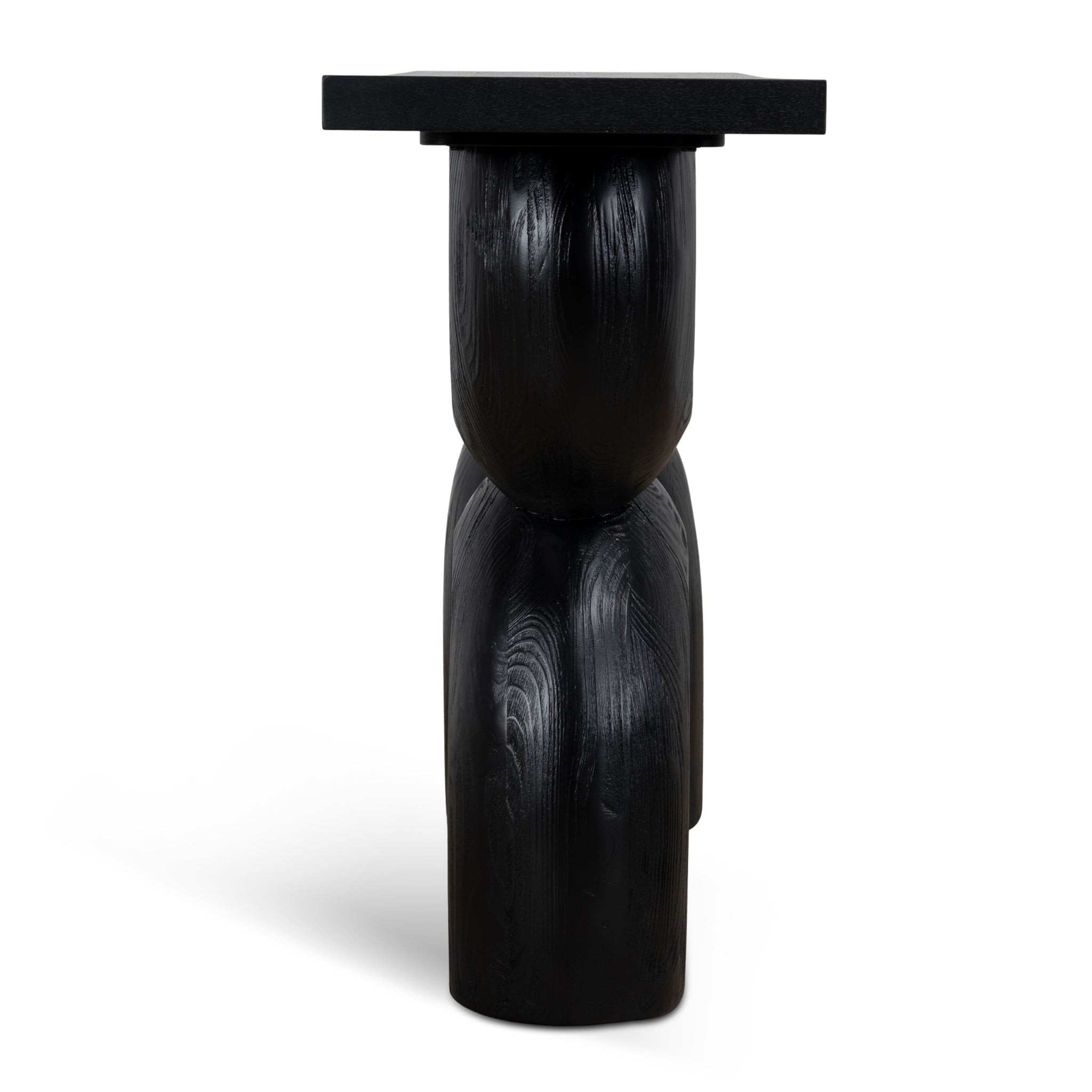 Morani 1.6m Elm Console Table - Full Black Console Table Nicki-Core