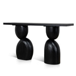 Morani 1.6m Elm Console Table - Full Black Console Table Nicki-Core