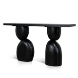 Morani 1.6m Elm Console Table - Full Black Console Table Nicki-Core