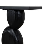 Morani 1.6m Elm Console Table - Full Black Console Table Nicki-Core
