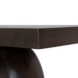 Orila 1.6m Elm Console Table - Walnut Console Table Nicki-Core