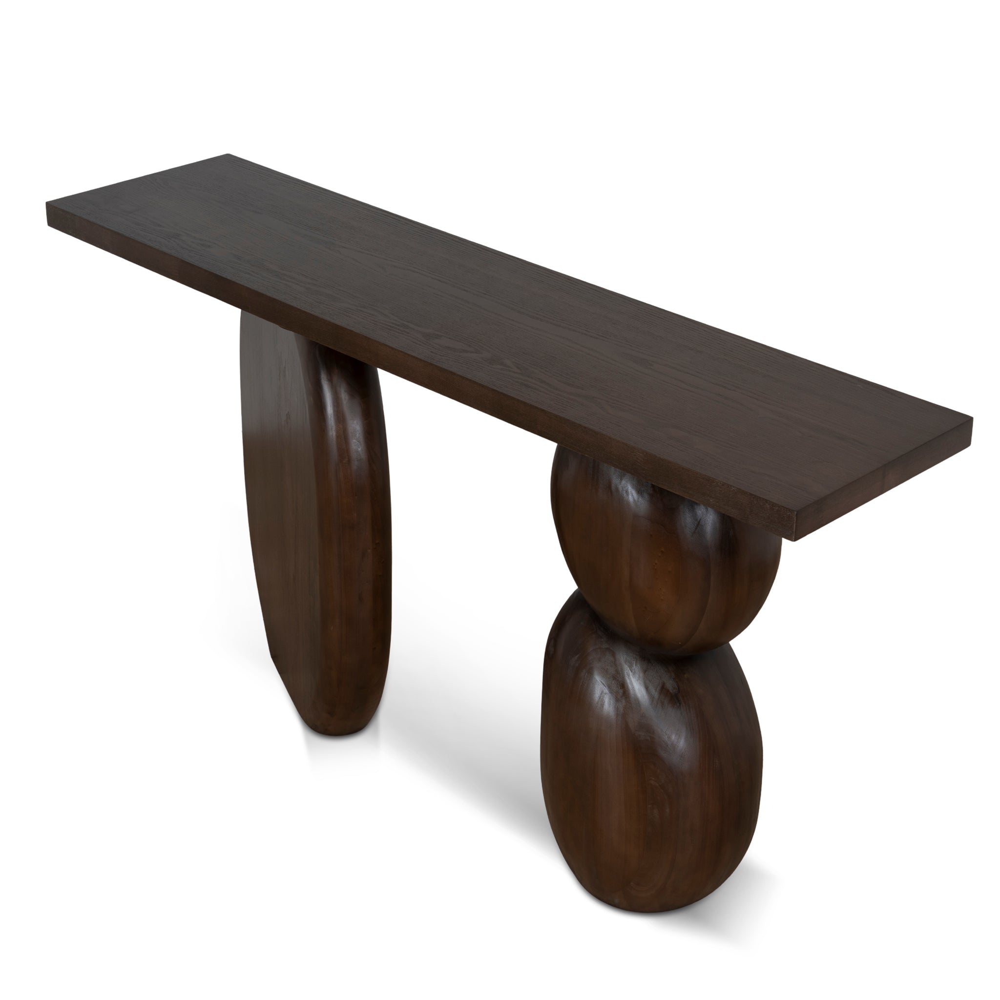 Orila 1.6m Elm Console Table - Walnut Console Table Nicki-Core