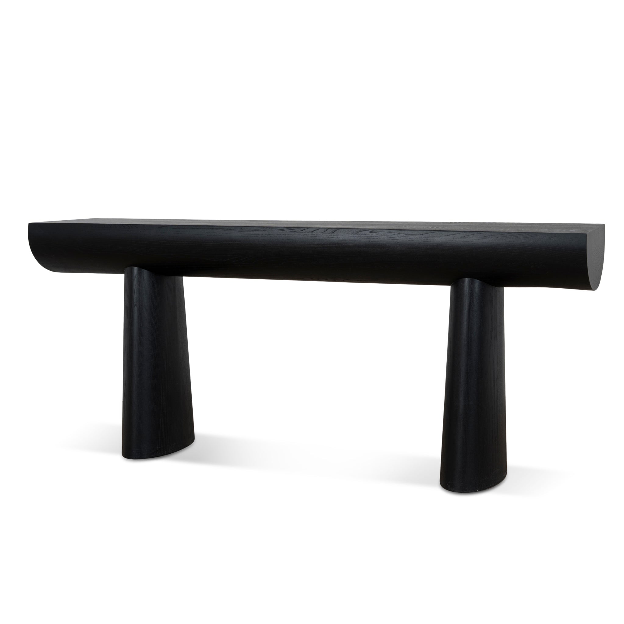 Bento 1.8m Elm Console Table - Full Black Console Table Nicki-Core