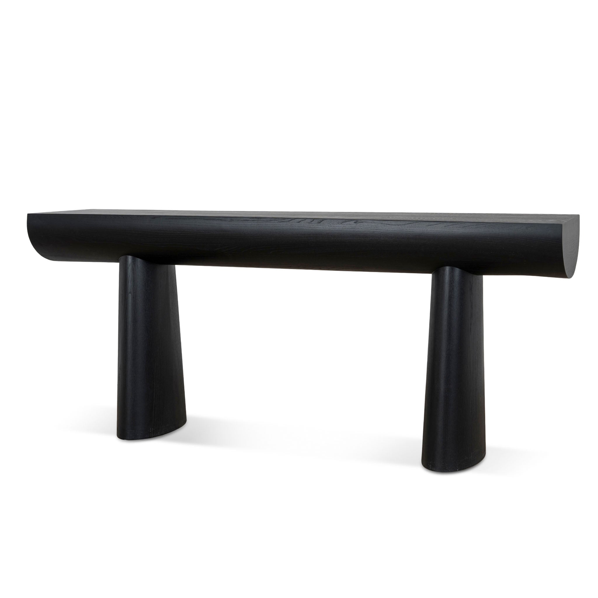 Bento 1.8m Elm Console Table - Full Black Console Table Nicki-Core