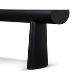 Bento 1.8m Elm Console Table - Full Black Console Table Nicki-Core