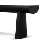 Bento 1.8m Elm Console Table - Full Black Console Table Nicki-Core