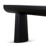 Bento 1.8m Elm Console Table - Full Black Console Table Nicki-Core