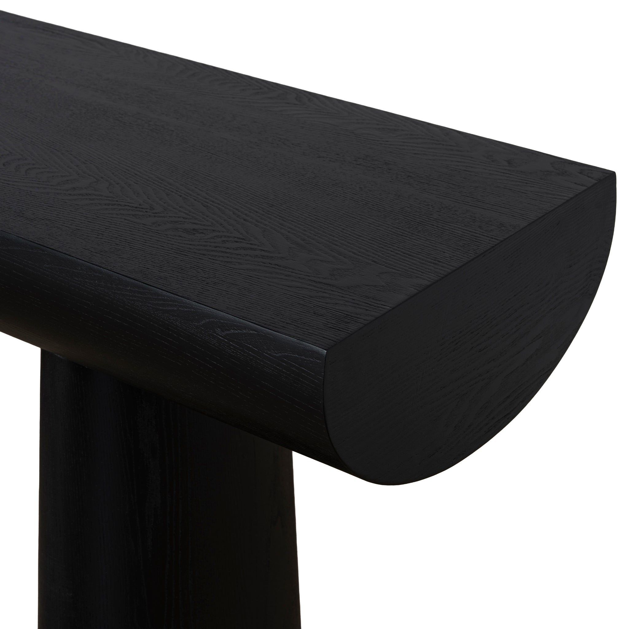 Bento 1.8m Elm Console Table - Full Black Console Table Nicki-Core