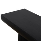 Bento 1.8m Elm Console Table - Full Black Console Table Nicki-Core
