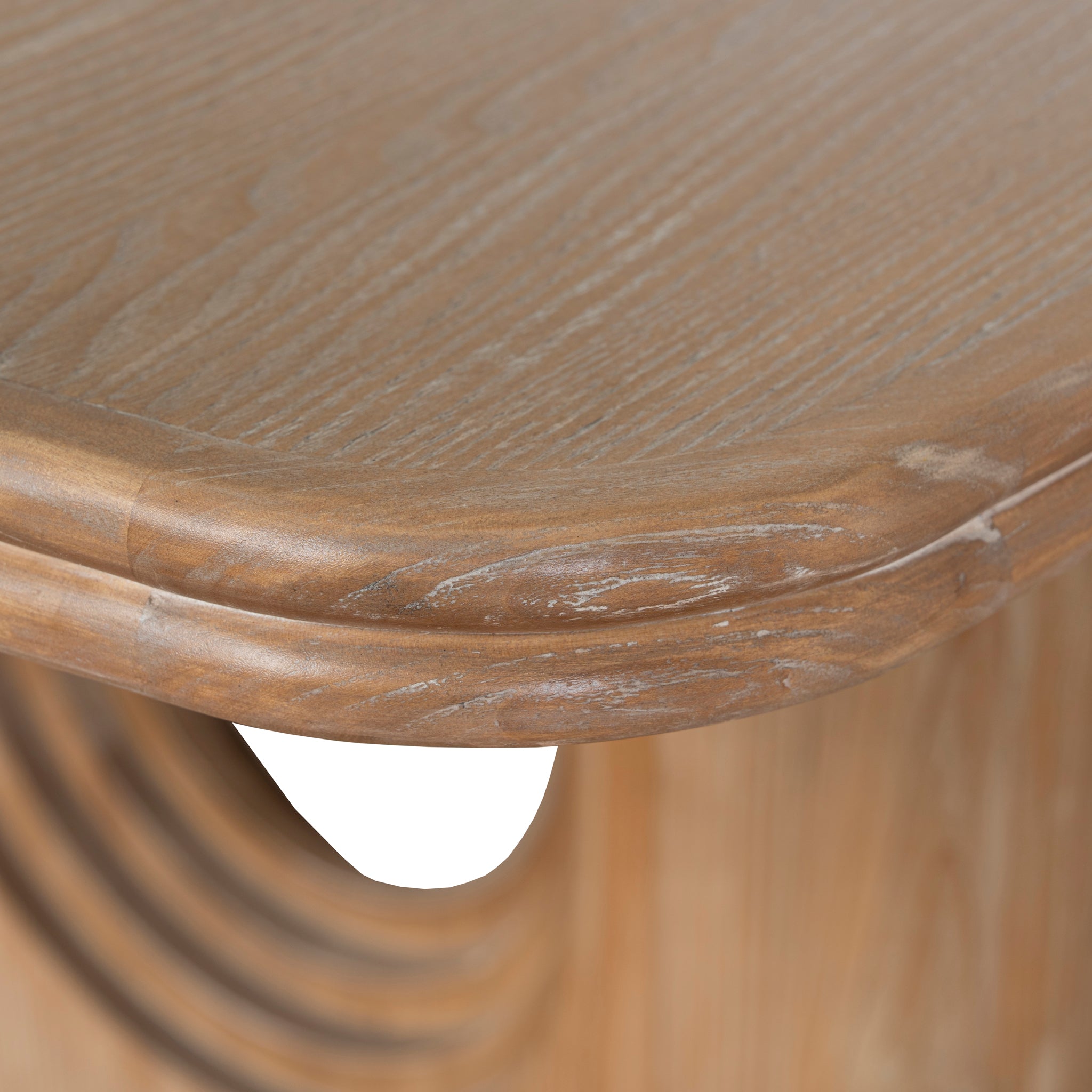 Auralin 2.4m Elm Dining Table - Natural Dining Table Nicki-Core