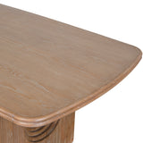Auralin 2.4m Elm Dining Table - Natural Dining Table Nicki-Core