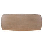 Auralin 2.4m Elm Dining Table - Natural Dining Table Nicki-Core