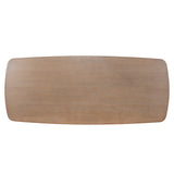 Auralin 2.4m Elm Dining Table - Natural Dining Table Nicki-Core