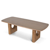 Auralin 2.4m Elm Dining Table - Natural Dining Table Nicki-Core