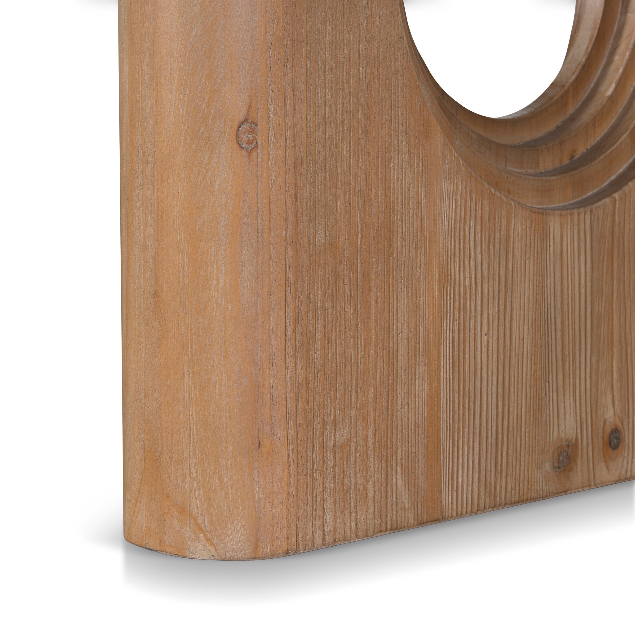 Auralin 2.4m Elm Dining Table - Natural Dining Table Nicki-Core