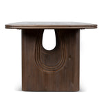 Auralin 2.4m Elm Dining Table - Walnut Dining Table Nicki-Core