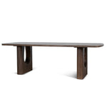 Auralin 2.4m Elm Dining Table - Walnut Dining Table Nicki-Core