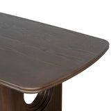 Auralin 2.4m Elm Dining Table - Walnut Dining Table Nicki-Core