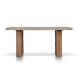 Auralin 1.8m Elm Dining Table - Natural Dining Table Nicki-Core
