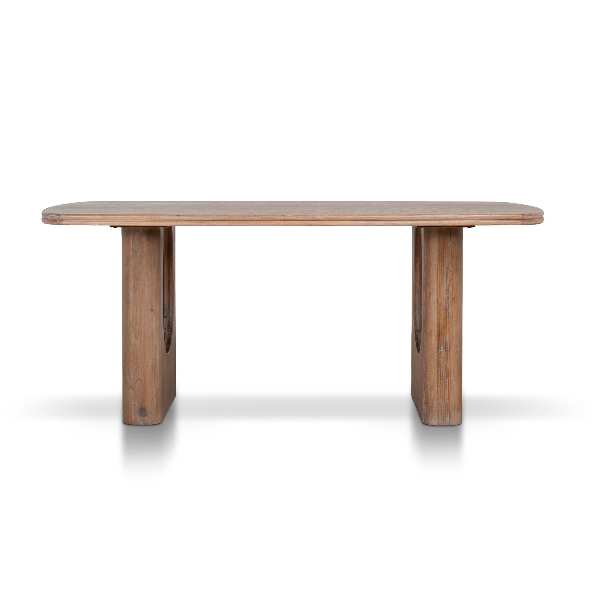 Auralin 1.8m Elm Dining Table - Natural Dining Table Nicki-Core