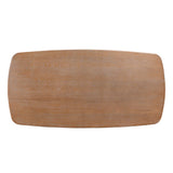 Auralin 1.8m Elm Dining Table - Natural Dining Table Nicki-Core