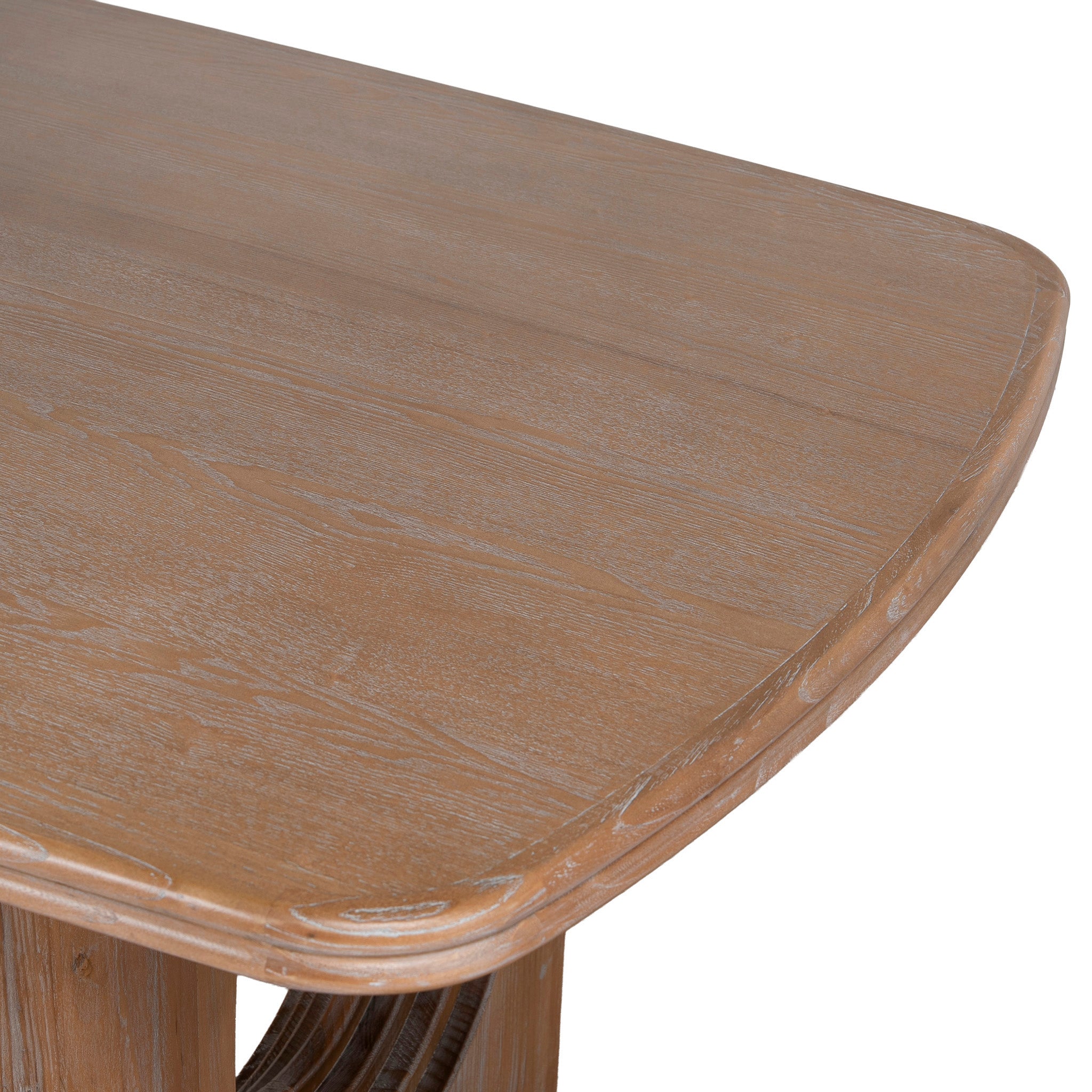 Auralin 1.8m Elm Dining Table - Natural Dining Table Nicki-Core