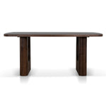 Auralin 1.8m Elm Dining Table - Walnut Dining Table Nicki-Core