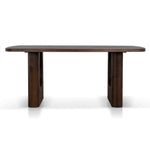 Ex Display - Auralin 1.8m Elm Dining Table - Walnut Dining Table Nicki-Core