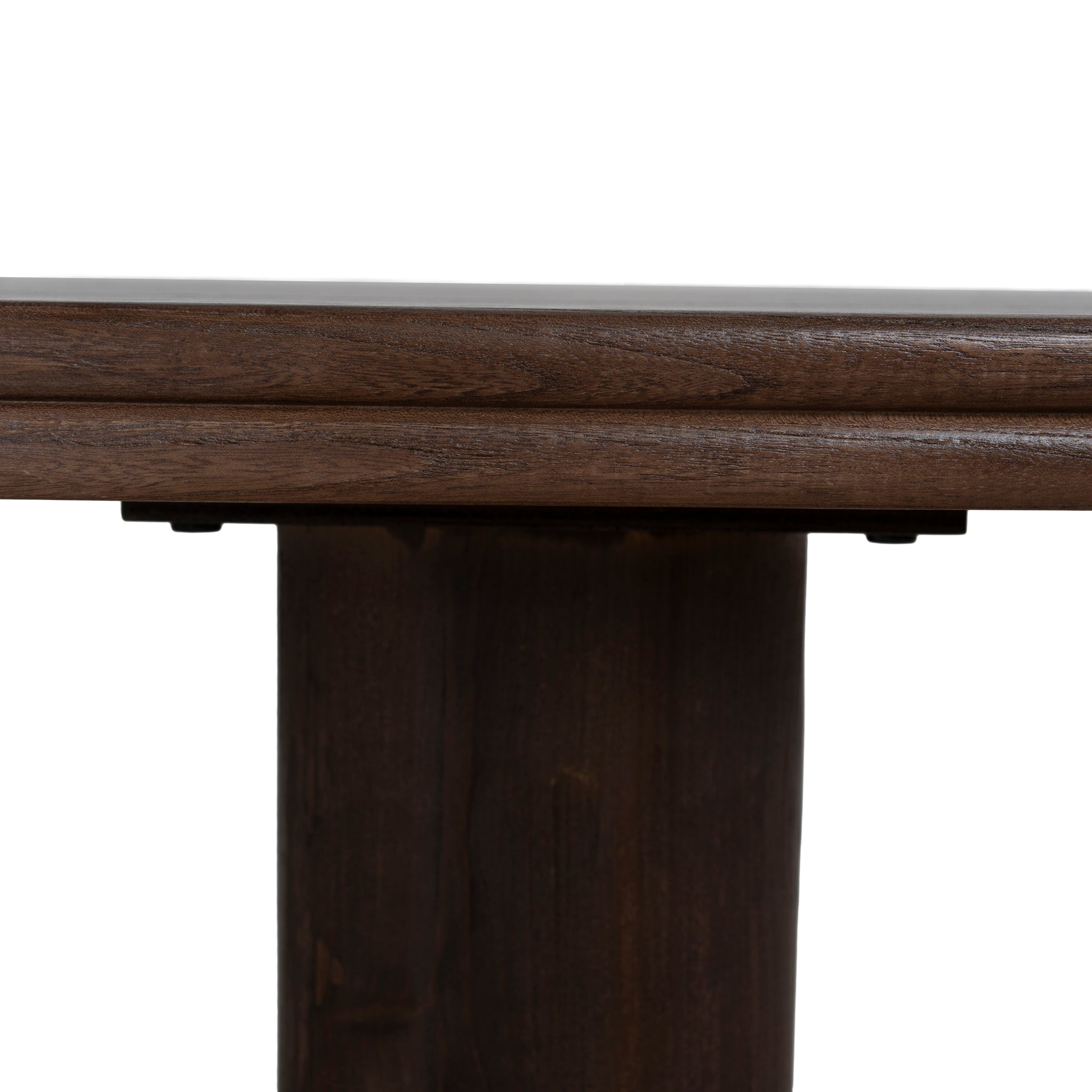 Auralin 1.8m Elm Dining Table - Walnut Dining Table Nicki-Core