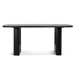 Auralin 1.8m Elm Dining Table - Full Black Dining Table Nicki-Core