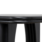 Auralin 1.8m Elm Dining Table - Full Black Dining Table Nicki-Core