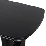 Auralin 1.8m Elm Dining Table - Full Black Dining Table Nicki-Core