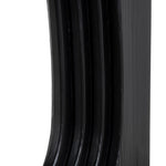 Auralin 1.8m Elm Dining Table - Full Black Dining Table Nicki-Core