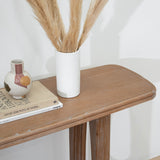 Auralin 1.6m Console Table - Natural Console Table Nicki-Core